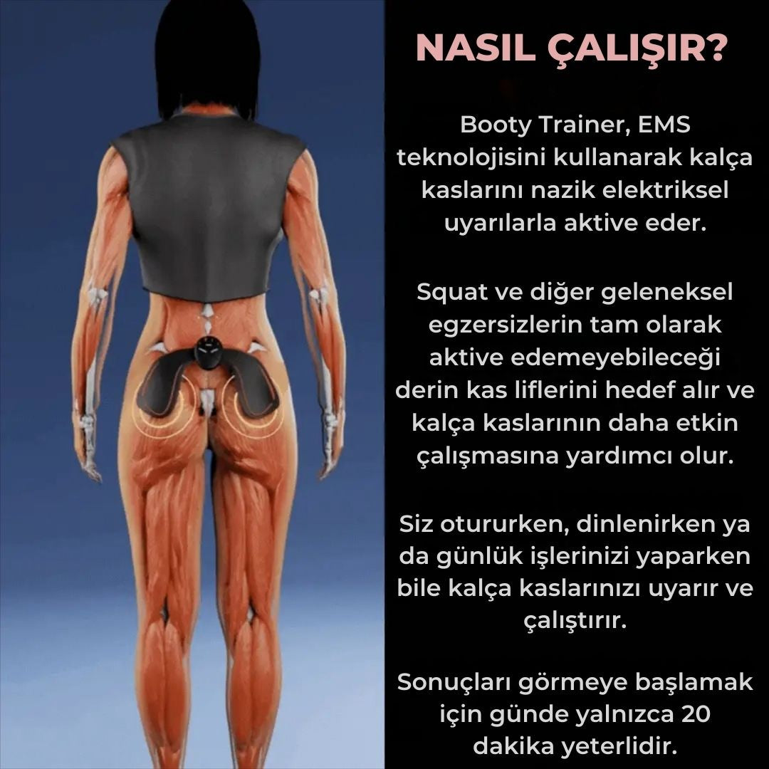 Zorvera™ BootyTrainer Kalça Şekillendirici Egzersiz Aleti